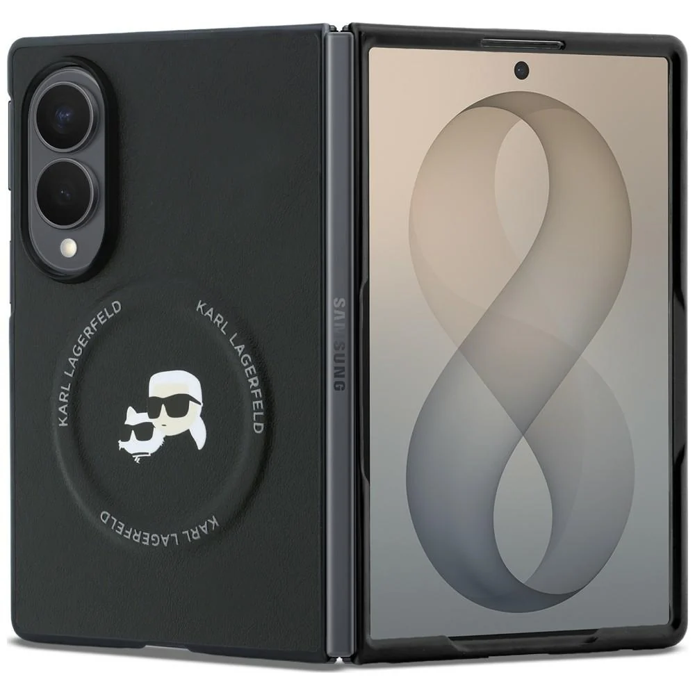 Θήκη Karl Lagerfeld Karl&Choupette Pins MagSafe Black Samsung Galaxy Z Fold 8 ΘΗΚΕΣ KARL LAGERFELD Θήκη Karl Lagerfeld Karl&Choupette Pins MagSafe Black Samsung Galaxy Z Fold 8