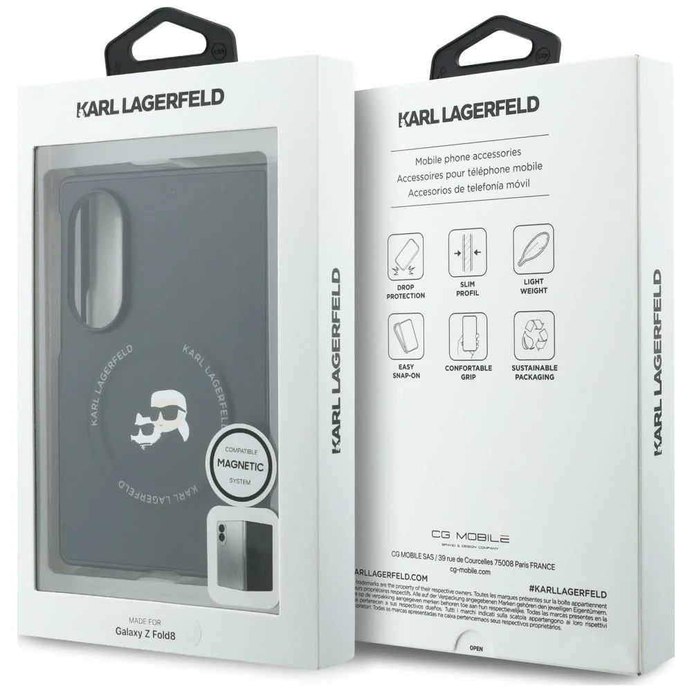 Θήκη Karl Lagerfeld Karl&Choupette Pins MagSafe Black Samsung Galaxy Z Fold 8 ΘΗΚΕΣ KARL LAGERFELD Θήκη Karl Lagerfeld Karl&Choupette Pins MagSafe Black Samsung Galaxy Z Fold 8 - Image 6