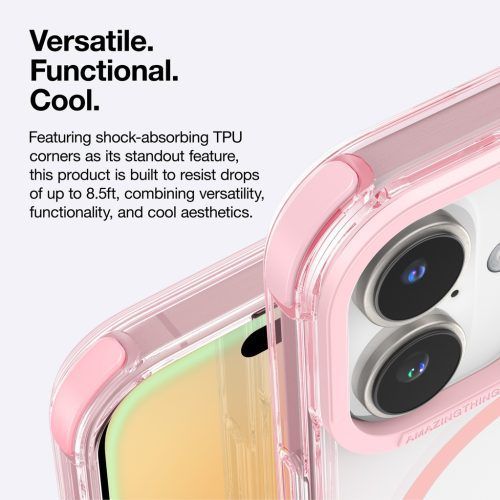 Alternative view of Θήκη AmazingThing Omni Mag Pink iPhone 16