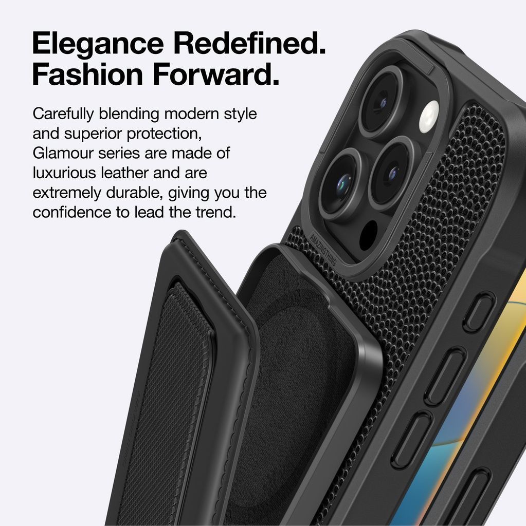 Θήκη με Stand και Holder AmazingThing Glamour Luxe Pack Black iPhone 16 Pro Max ΘΗΚΕΣ AmazingThing Θήκη με Stand και Holder AmazingThing Glamour Luxe Pack Black iPhone 16 Pro Max - Image 2