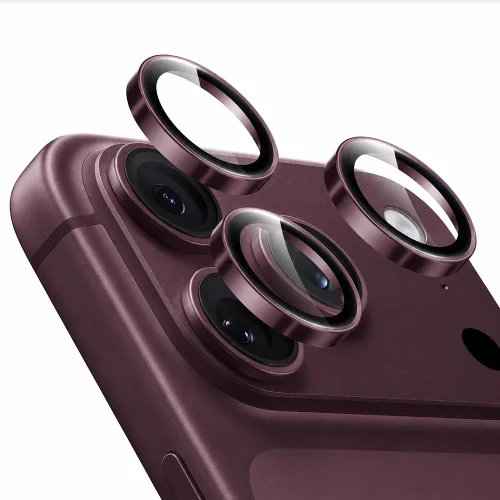 ESR Armorite Tempered Glass Camera Lens Deep Burgundy iPhone 18 Pro/18 Pro Max