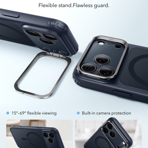 Alternative view of Θήκη ESR Classic Hybrid with Flex Stand MagSafe Frosted Blue iPhone 18 Pro/iPhone 17 Pro