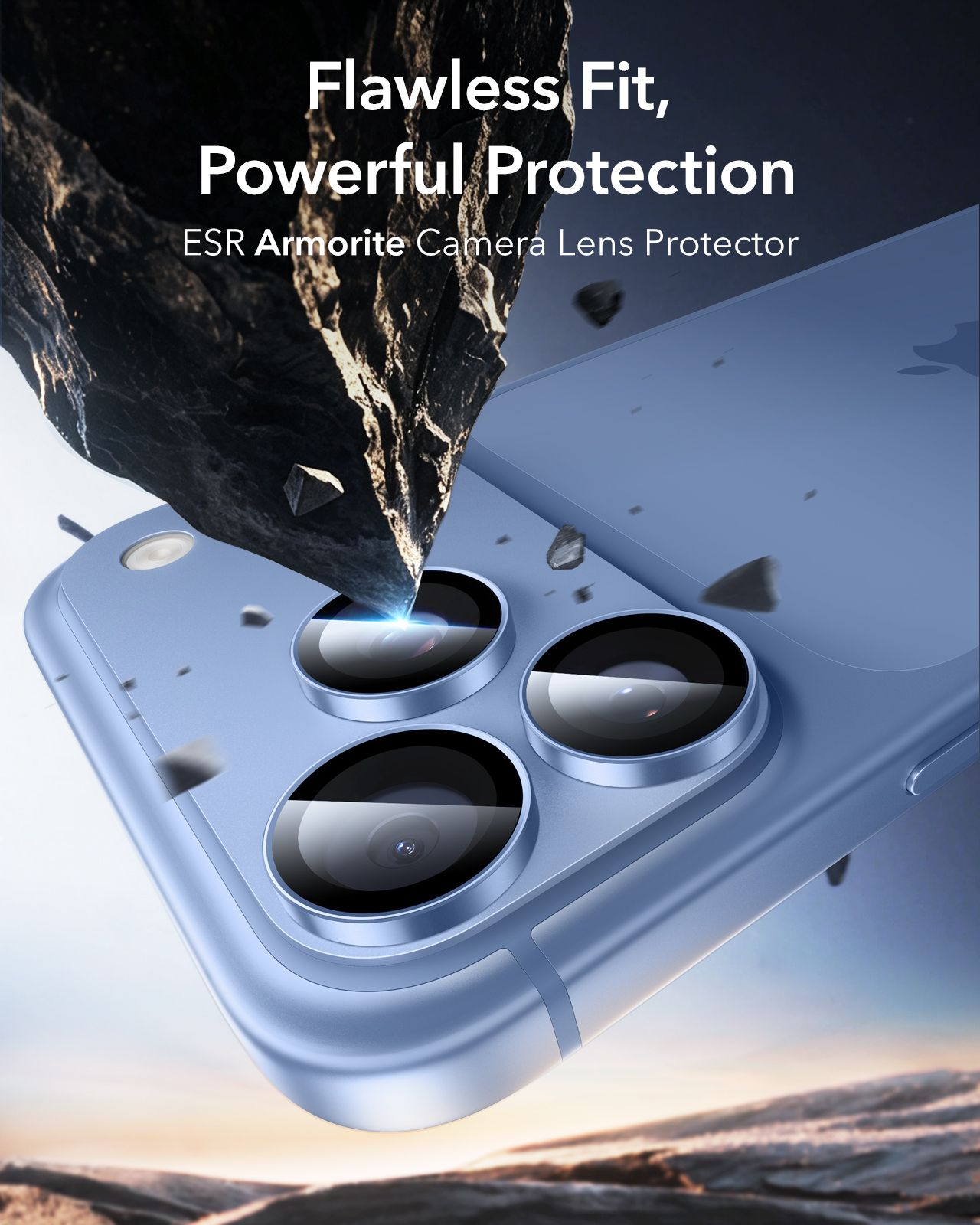 ESR Armorite Tempered Glass Camera Lens Blue iPhone 18 Pro/18 Pro Max ΠΡΟΣΤΑΣΙΑ ΟΘΟΝΗΣ ESR ESR Armorite Tempered Glass Camera Lens Blue iPhone 18 Pro/18 Pro Max - Image 8