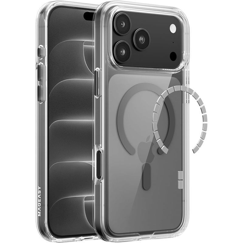 Θήκη MagEasy Bright M Magsafe Transparent Slate iPhone 18 Pro Max/17 Pro Max ΘΗΚΕΣ MagEasy Θήκη MagEasy Bright M Magsafe Transparent Slate iPhone 18 Pro Max/17 Pro Max