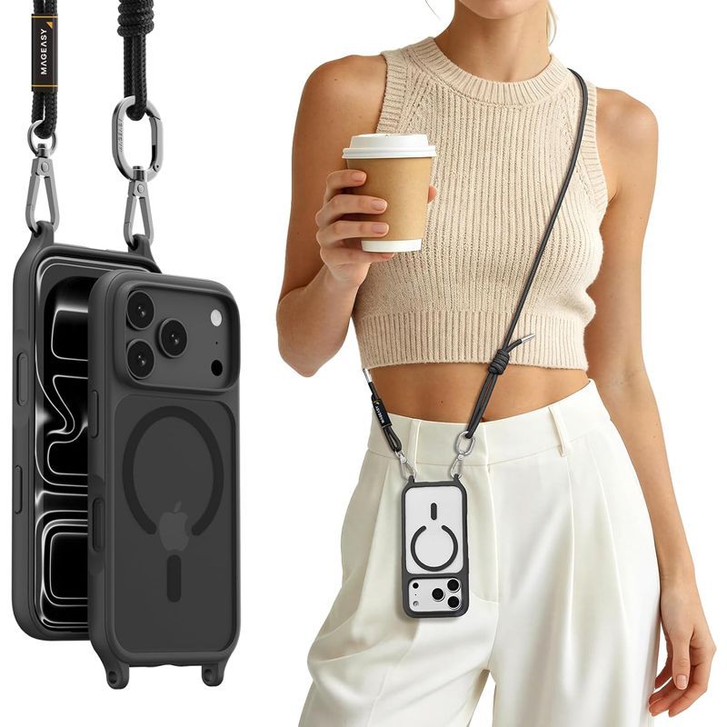 Θήκη MagEasy Roam M with Lanyard Magsafe Slate iPhone 18 Pro Max/17 Pro Max ΘΗΚΕΣ MagEasy Θήκη MagEasy Roam M with Lanyard Magsafe Slate iPhone 18 Pro Max/17 Pro Max
