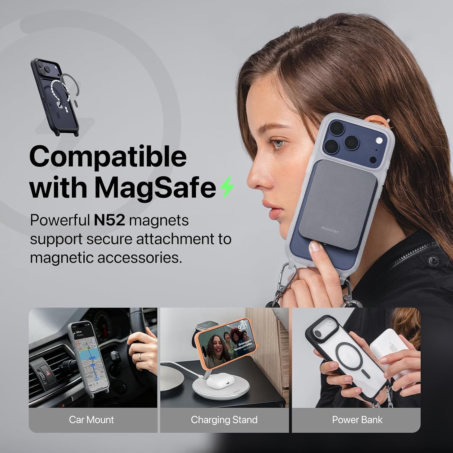 Θήκη MagEasy Roam M with Lanyard Magsafe Slate iPhone 18 Pro Max/17 Pro Max ΘΗΚΕΣ MagEasy Θήκη MagEasy Roam M with Lanyard Magsafe Slate iPhone 18 Pro Max/17 Pro Max - Image 6