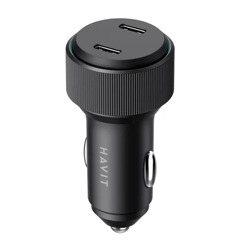 Havit Double Charger 2x USB-C 60W Black (CC2014)