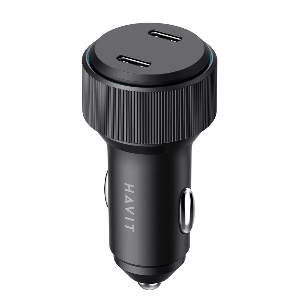 Havit Double Charger 2x USB-C 60W Black (CC2014) ΑΞΕΣΟΥΑΡ Havit Havit Double Charger 2x USB-C 60W Black (CC2014)