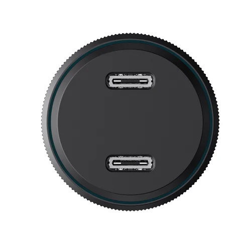 Alternative view of Havit Double Charger 2x USB-C 60W Black (CC2014)