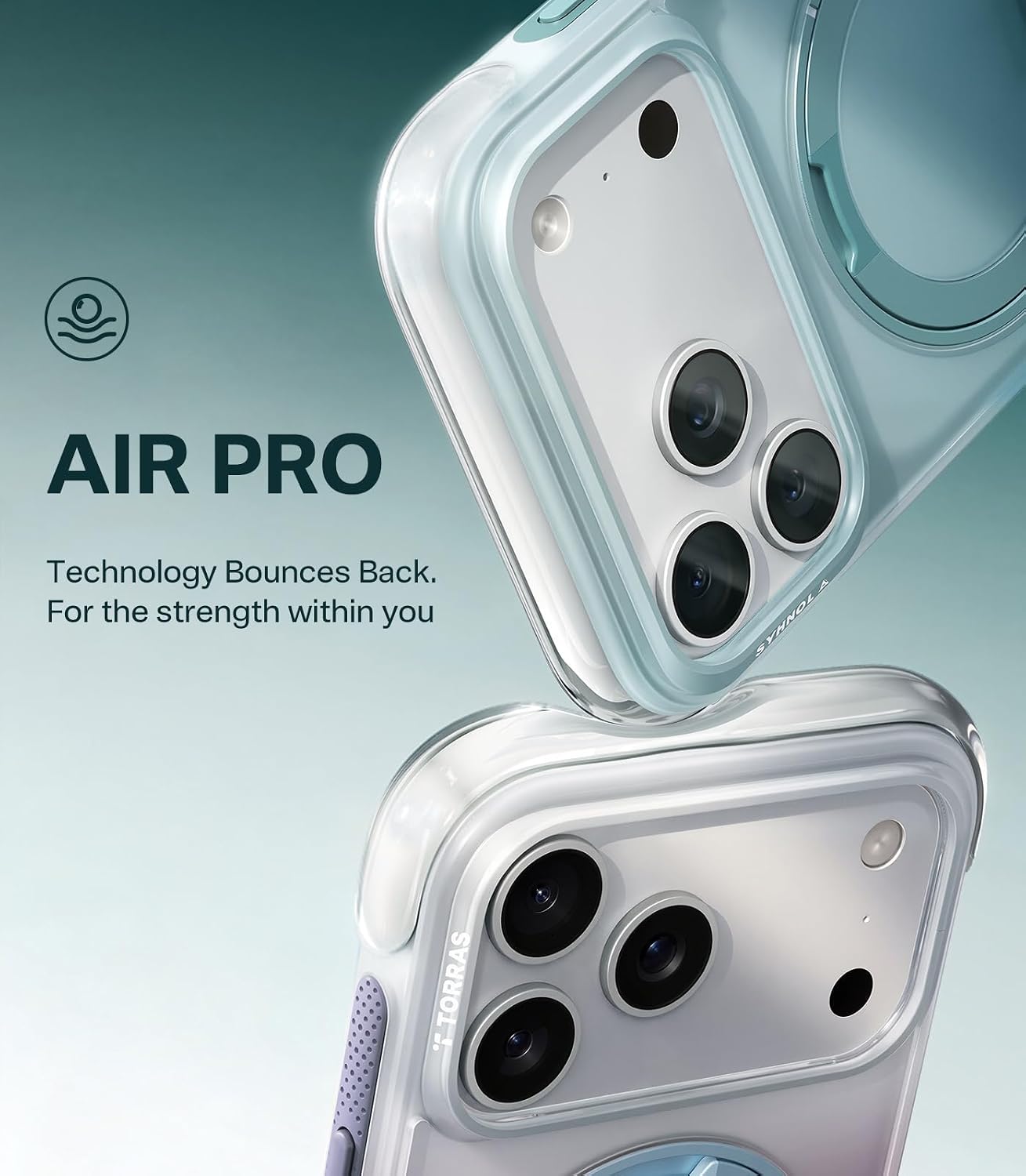 Θήκη Torras Ostand R Air MagSafe Kickstand Forest Haze iPhone 17 Pro Max ΘΗΚΕΣ TORRAS Θήκη Torras Ostand R Air MagSafe Kickstand Forest Haze iPhone 17 Pro Max - Image 2