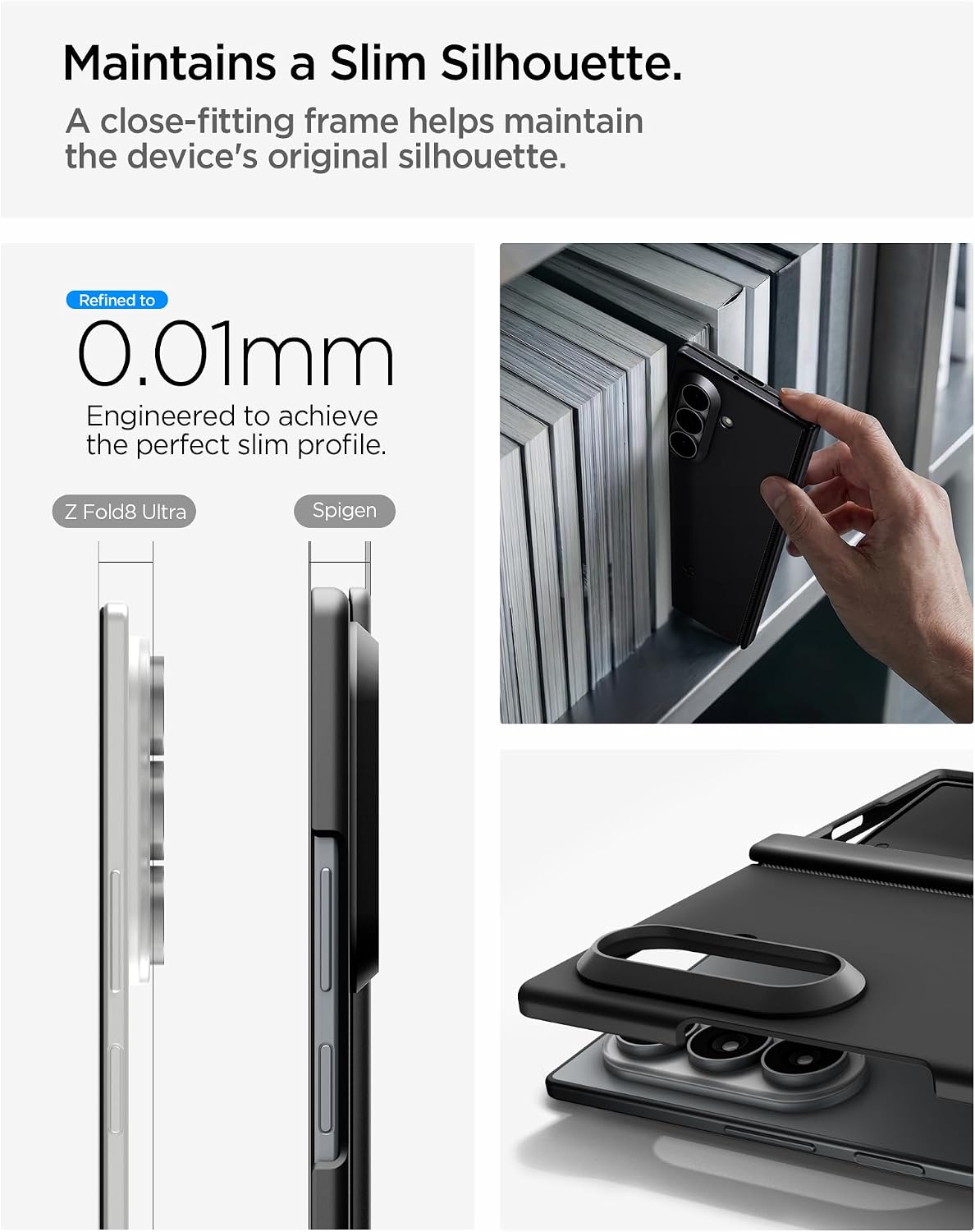 Θήκη Spigen Air Fit Pro Magsafe Black Samsung Galaxy Z Fold 8 Ultra ΘΗΚΕΣ Spigen Θήκη Spigen Air Fit Pro Magsafe Black Samsung Galaxy Z Fold 8 Ultra - Image 5