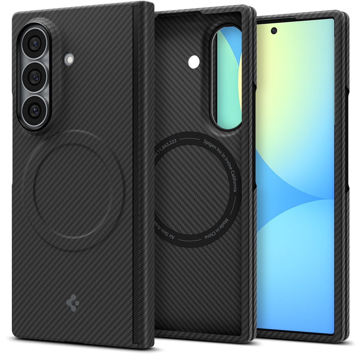 Θήκη Spigen AirSkin Aramid MagFit Magsafe Black Samsung Galaxy Z Fold 8 Ultra ΘΗΚΕΣ Spigen Θήκη Spigen AirSkin Aramid MagFit Magsafe Black Samsung Galaxy Z Fold 8 Ultra