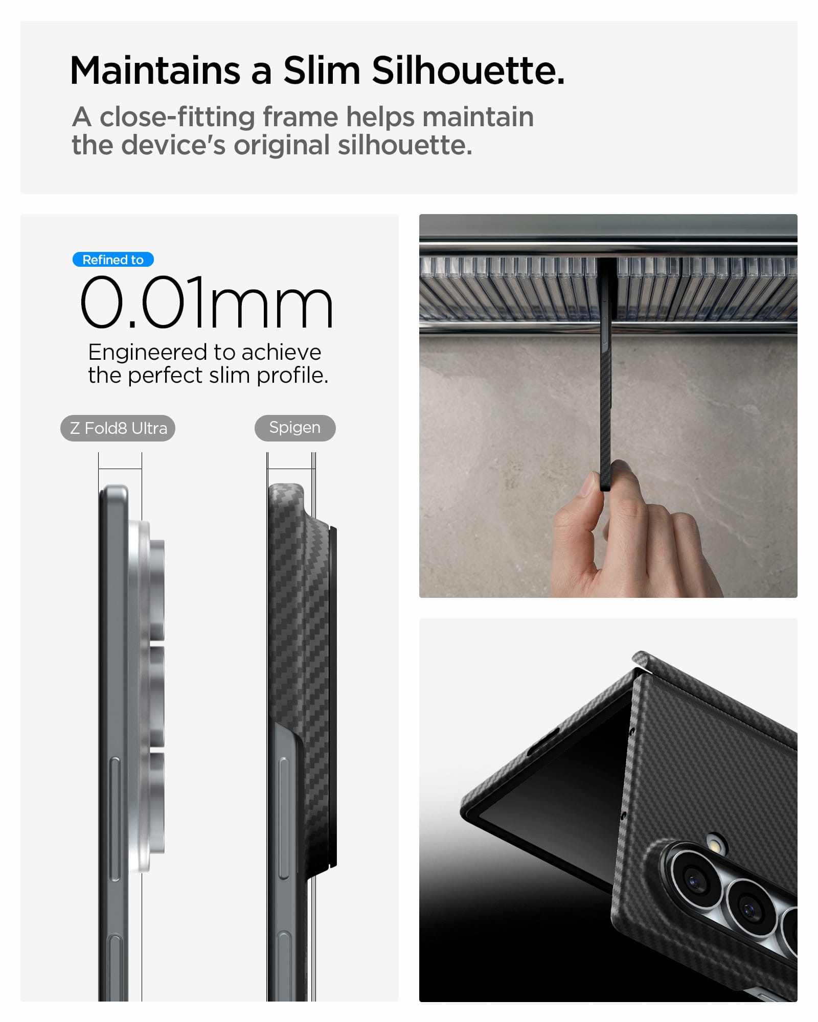 Θήκη Spigen AirSkin Aramid MagFit Magsafe Black Samsung Galaxy Z Fold 8 Ultra ΘΗΚΕΣ Spigen Θήκη Spigen AirSkin Aramid MagFit Magsafe Black Samsung Galaxy Z Fold 8 Ultra - Image 18