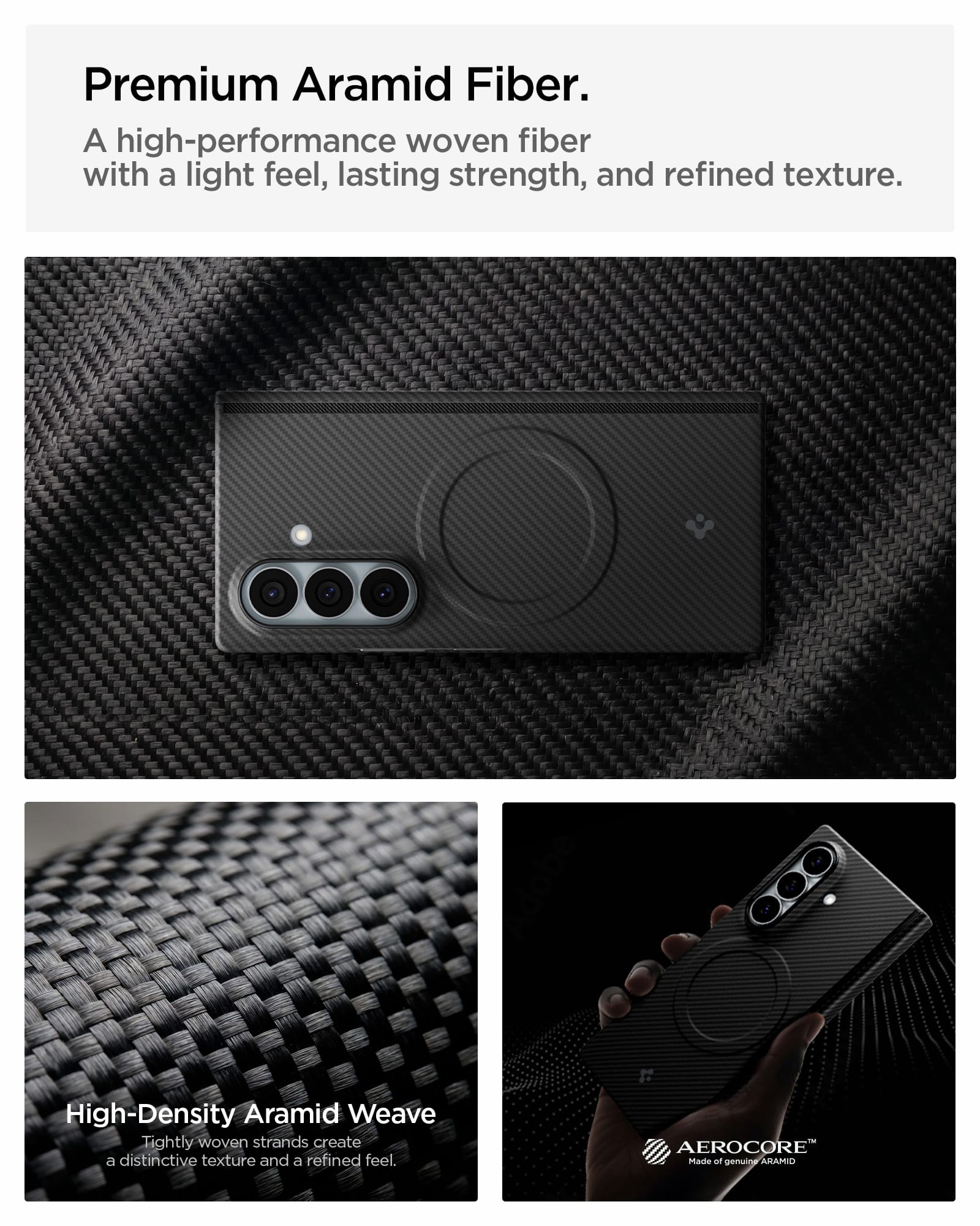 Θήκη Spigen AirSkin Aramid MagFit Magsafe Black Samsung Galaxy Z Fold 8 Ultra ΘΗΚΕΣ Spigen Θήκη Spigen AirSkin Aramid MagFit Magsafe Black Samsung Galaxy Z Fold 8 Ultra - Image 17