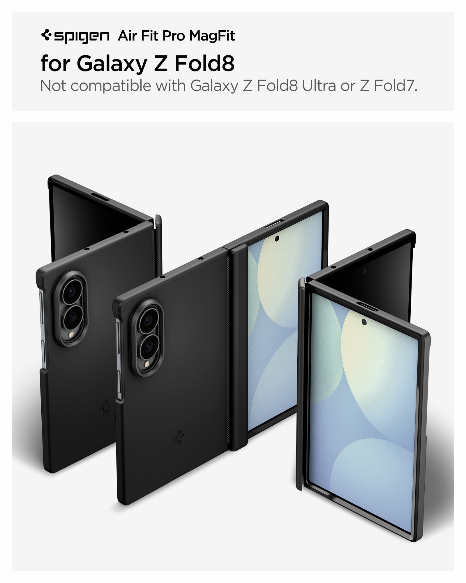 Θήκη Spigen Air Fit Pro Magsafe Black Samsung Galaxy Z Fold 8 ΘΗΚΕΣ Spigen Θήκη Spigen Air Fit Pro Magsafe Black Samsung Galaxy Z Fold 8 - Image 11