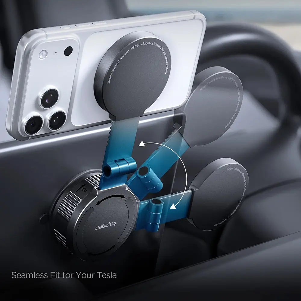 Spigen MagFit Adhesive Dashboard Car Mount Black ΑΞΕΣΟΥΑΡ MAGSAFE Spigen Spigen MagFit Adhesive Dashboard Car Mount Black - Image 6