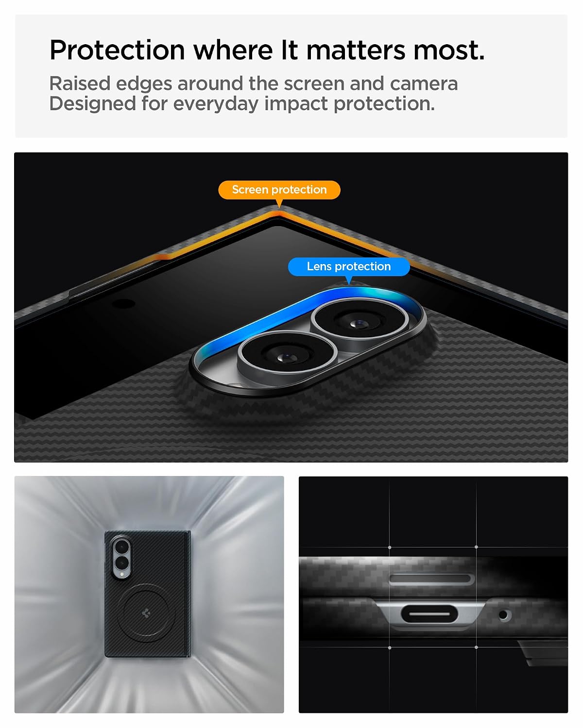 Θήκη Spigen AirSkin Aramid Magsafe Black Samsung Galaxy Z Fold 8 ΘΗΚΕΣ Spigen Θήκη Spigen AirSkin Aramid Magsafe Black Samsung Galaxy Z Fold 8 - Image 5