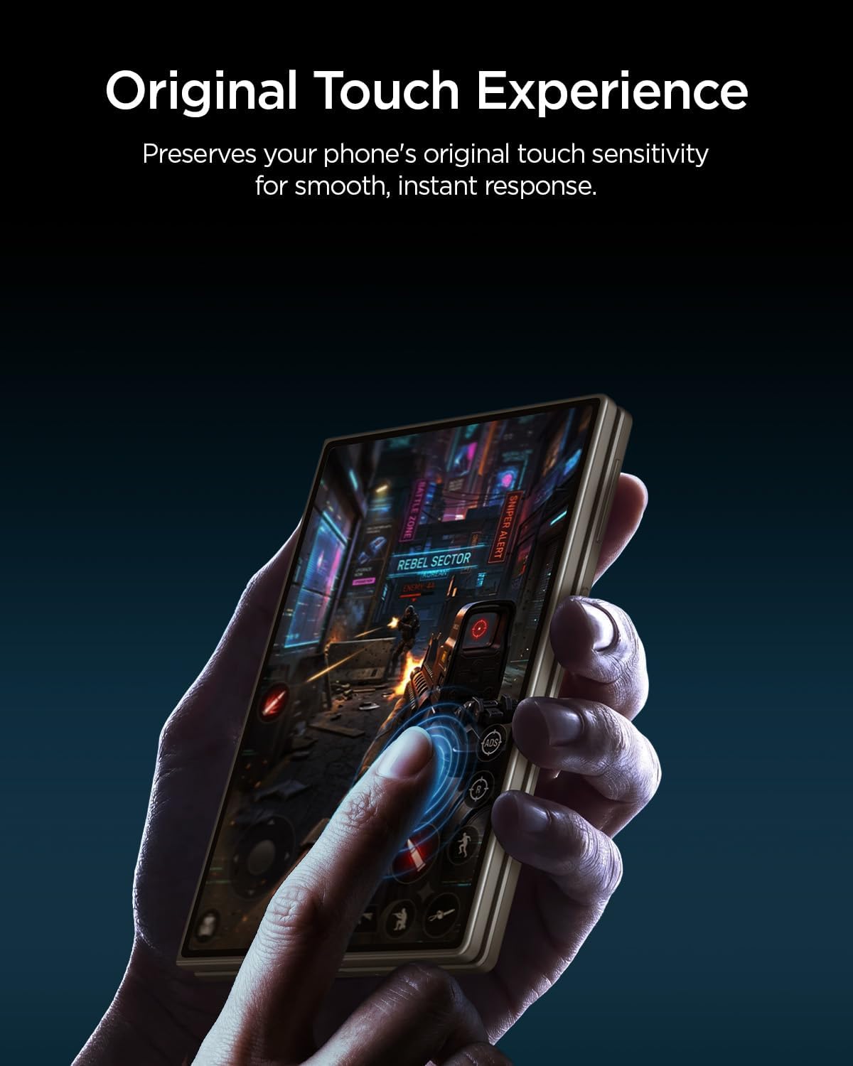 Spigen GLAS.tR EZ Fit Pro Tempered Glass Samsung Galaxy Z Fold 8 ΠΡΟΣΤΑΣΙΑ ΟΘΟΝΗΣ Spigen Spigen GLAS.tR EZ Fit Pro Tempered Glass Samsung Galaxy Z Fold 8 - Image 4