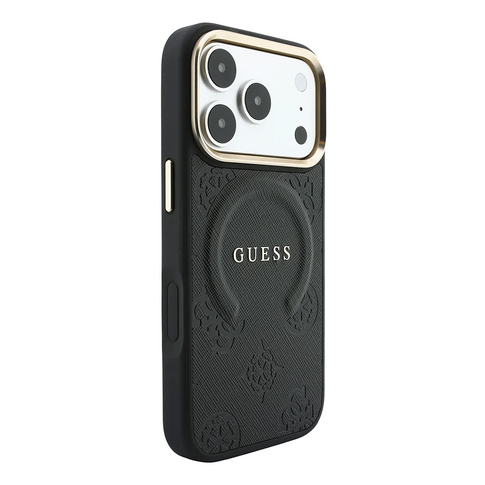 Θήκη Guess Saffiano Peony & Ring Magsafe Black iPhone 18 Pro Max/17 Pro Max ΘΗΚΕΣ Guess Θήκη Guess Saffiano Peony & Ring Magsafe Black iPhone 18 Pro Max/17 Pro Max - Image 4