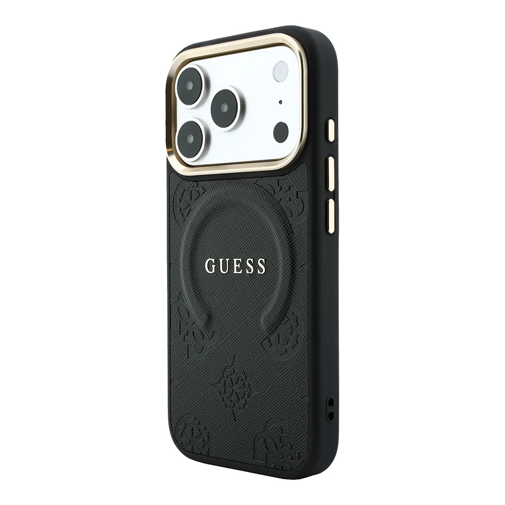 Θήκη Guess Saffiano Peony & Ring Magsafe Black iPhone 18 Pro Max/17 Pro Max ΘΗΚΕΣ Guess Θήκη Guess Saffiano Peony & Ring Magsafe Black iPhone 18 Pro Max/17 Pro Max - Image 2