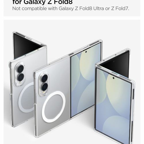 Alternative view of Θήκη Spigen Air Skin MagFit Clear White Samsung Galaxy Z Fold 8