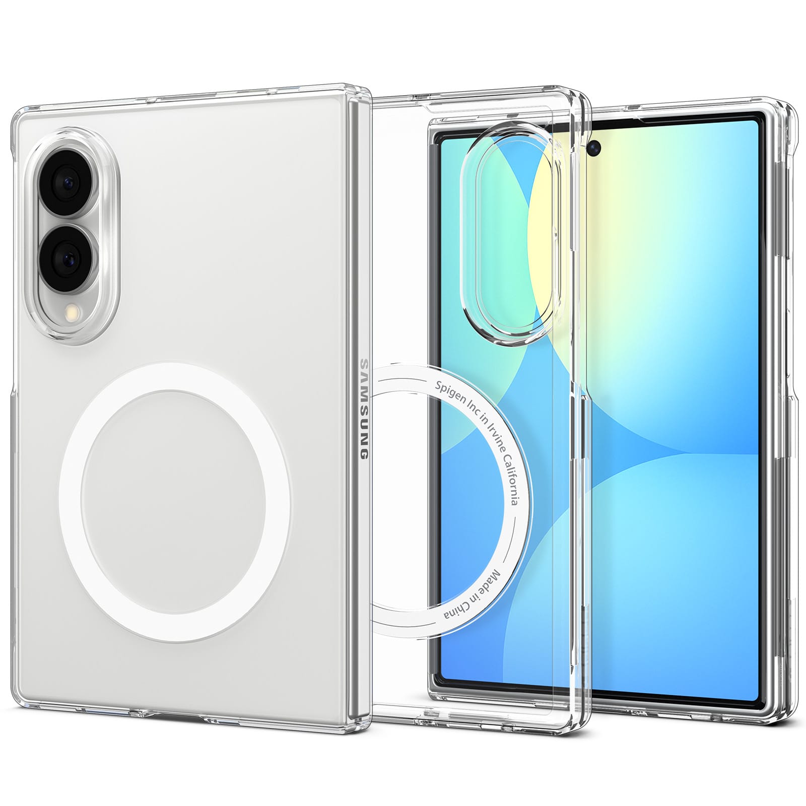 Θήκη Spigen Air Skin MagFit Clear White Samsung Galaxy Z Fold 8 ΘΗΚΕΣ Spigen Θήκη Spigen Air Skin MagFit Clear White Samsung Galaxy Z Fold 8