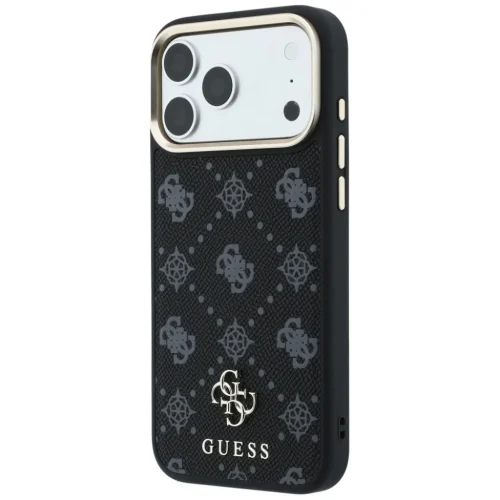 Alternative view of Θήκη Guess Peony 4G Small Logo Magsafe Black iPhone 18 Pro Max/17 Pro Max