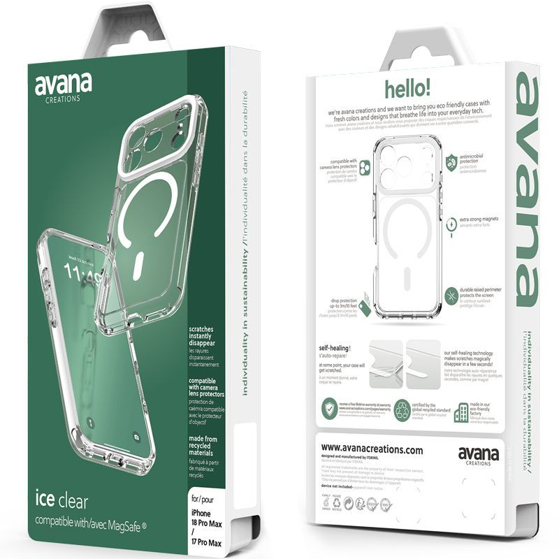 Θήκη Avana Ice MagSafe Clear iPhone 18 Pro/17 Pro ΘΗΚΕΣ Avana Θήκη Avana Ice MagSafe Clear iPhone 18 Pro/17 Pro - Image 8