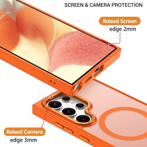 Alternative view of Θήκη Orso MagCase Focus Frosted Orange Samsung Galaxy S25 Ultra