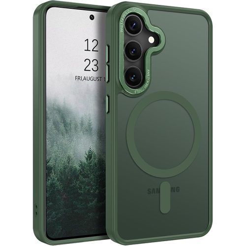 Θήκη Orso MagCase Focus Frosted Forest Green Samsung Galaxy A57 ΘΗΚΕΣ Orso Θήκη Orso MagCase Focus Frosted Forest Green Samsung Galaxy A57