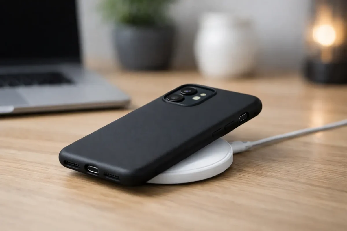 Θήκη iPhone για ασύρματη φόρτιση με σωστή εφαρμογή