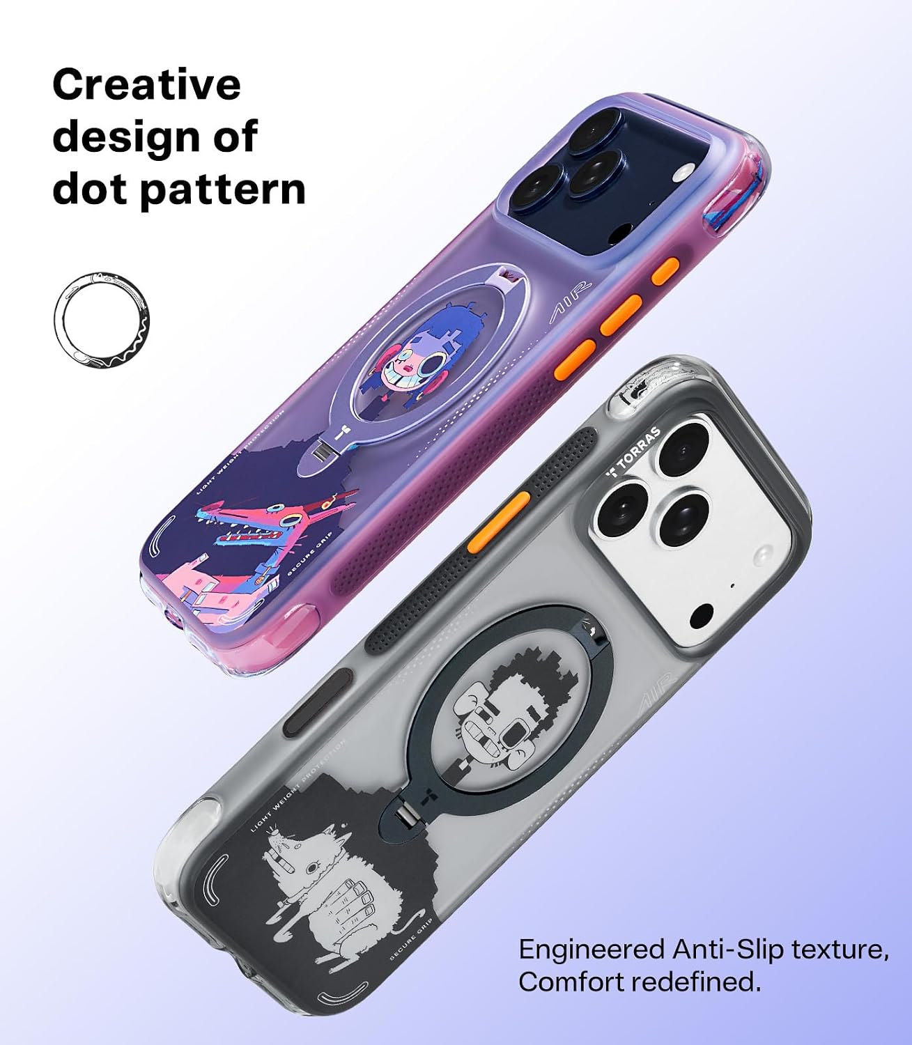 Θήκη Torras Ostand Spin Air MagSafe Kickstand Dawnbreak Guard iPhone 17 Pro Max ΘΗΚΕΣ TORRAS Θήκη Torras Ostand Spin Air MagSafe Kickstand Dawnbreak Guard iPhone 17 Pro Max - Image 6