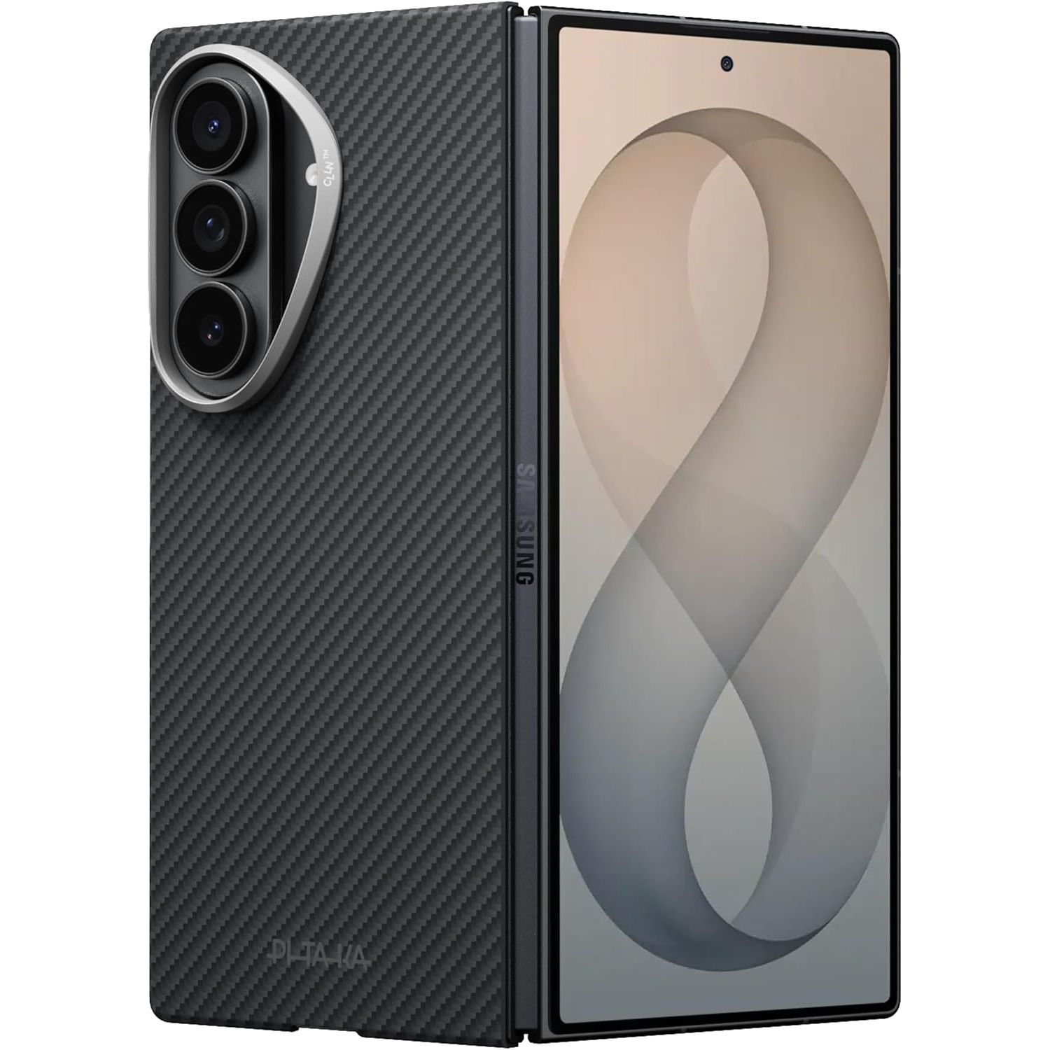Θήκη Pitaka Edge Aramid Fiber Ultra-Slim MagSafe Black/Grey Samsung Galaxy Z Fold 8 Ultra ΘΗΚΕΣ Pitaka Θήκη Pitaka Edge Aramid Fiber Ultra-Slim MagSafe Black/Grey Samsung Galaxy Z Fold 8 Ultra