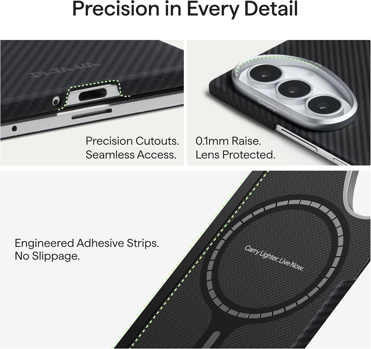 Θήκη Pitaka Edge Aramid Fiber Ultra-Slim MagSafe Black/Grey Samsung Galaxy Z Fold 8 Ultra ΘΗΚΕΣ Pitaka Θήκη Pitaka Edge Aramid Fiber Ultra-Slim MagSafe Black/Grey Samsung Galaxy Z Fold 8 Ultra - Image 2