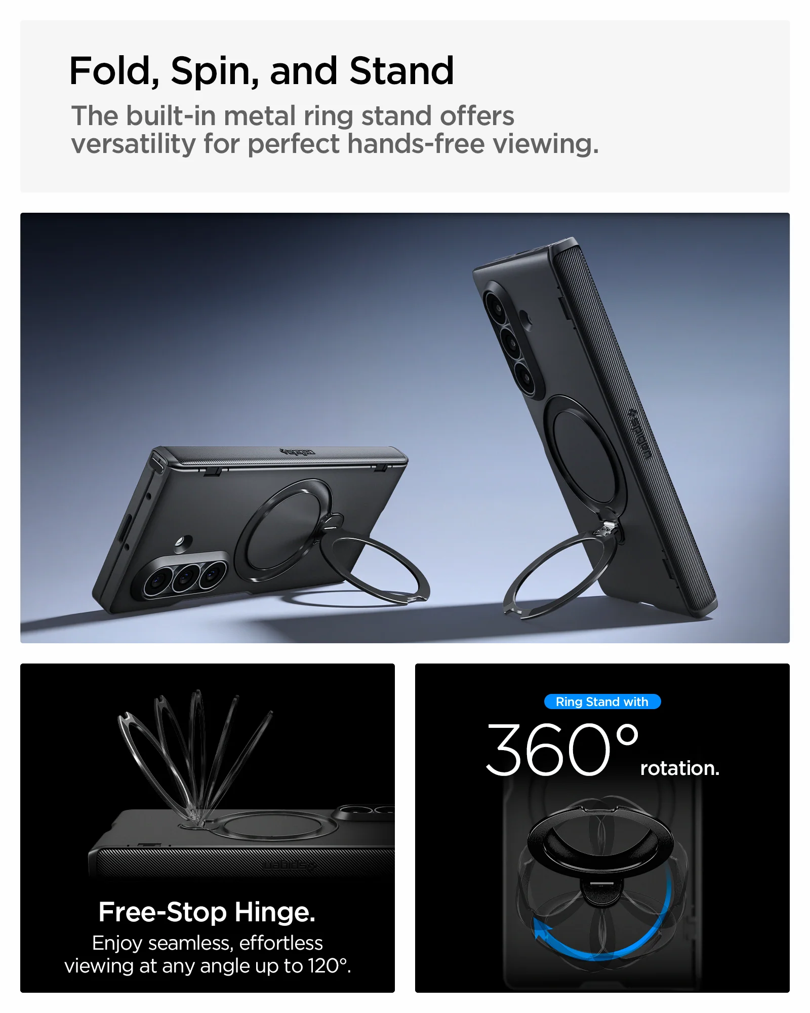 Θήκη Spigen Slim Armor Pro S Magsafe Black Samsung Galaxy Z Fold 8 Ultra ΘΗΚΕΣ Spigen Θήκη Spigen Slim Armor Pro S Magsafe Black Samsung Galaxy Z Fold 8 Ultra - Image 10