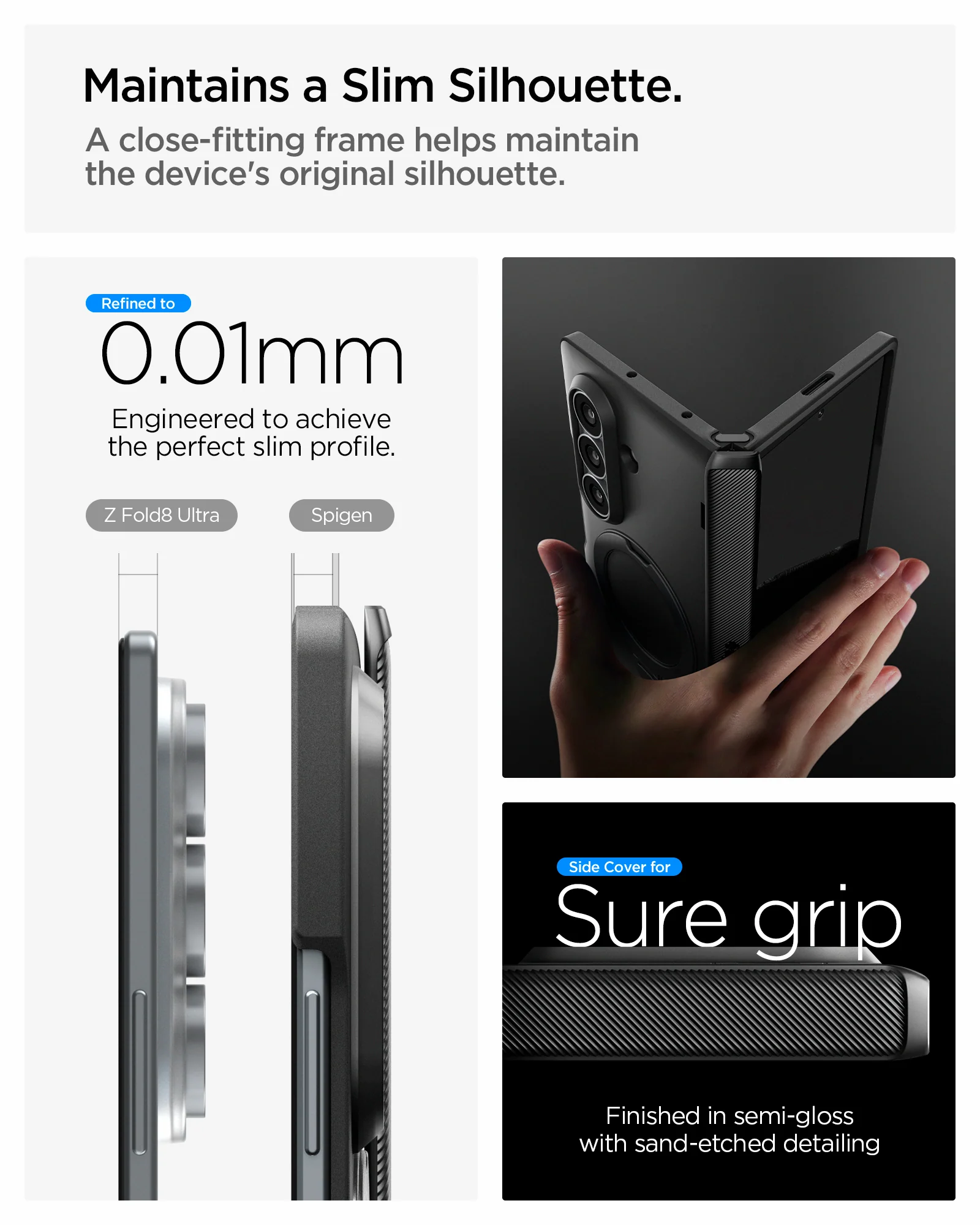 Θήκη Spigen Slim Armor Pro S Magsafe Black Samsung Galaxy Z Fold 8 Ultra ΘΗΚΕΣ Spigen Θήκη Spigen Slim Armor Pro S Magsafe Black Samsung Galaxy Z Fold 8 Ultra - Image 8