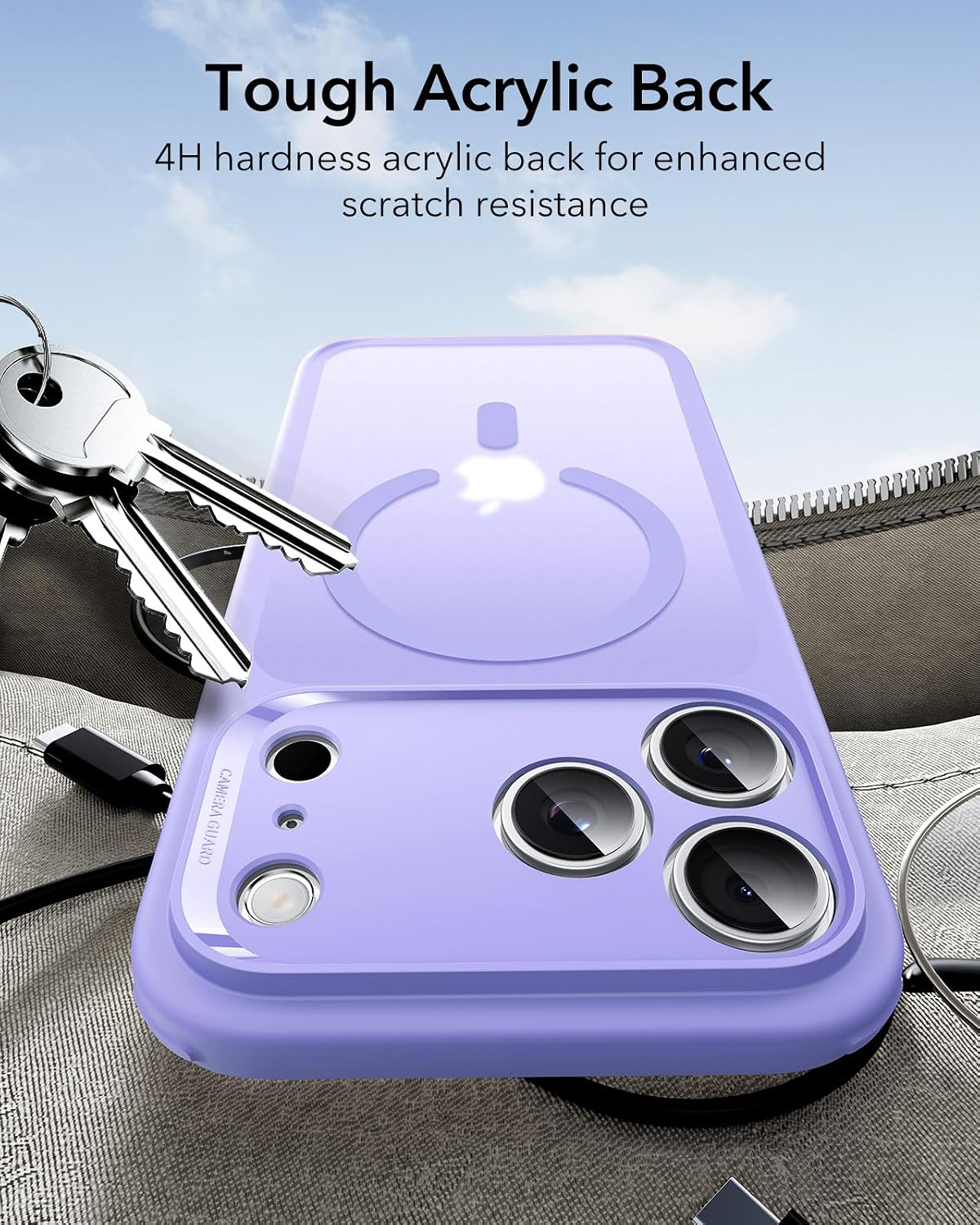 Θήκη ESR Classic Hybrid (Camera Control Button) MagSafe Frosted Purple iPhone 17 Pro Max ΘΗΚΕΣ ESR Θήκη ESR Classic Hybrid (Camera Control Button) MagSafe Frosted Purple iPhone 17 Pro Max - Image 6