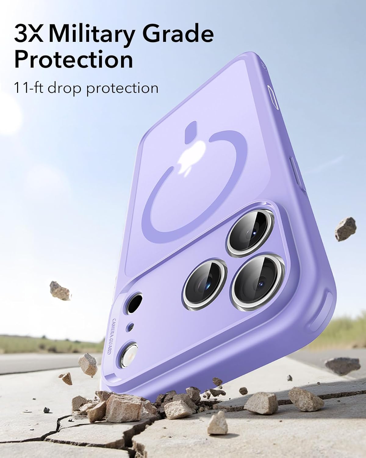 Θήκη ESR Classic Hybrid (Camera Control Button) MagSafe Frosted Purple iPhone 17 Pro Max ΘΗΚΕΣ ESR Θήκη ESR Classic Hybrid (Camera Control Button) MagSafe Frosted Purple iPhone 17 Pro Max - Image 3