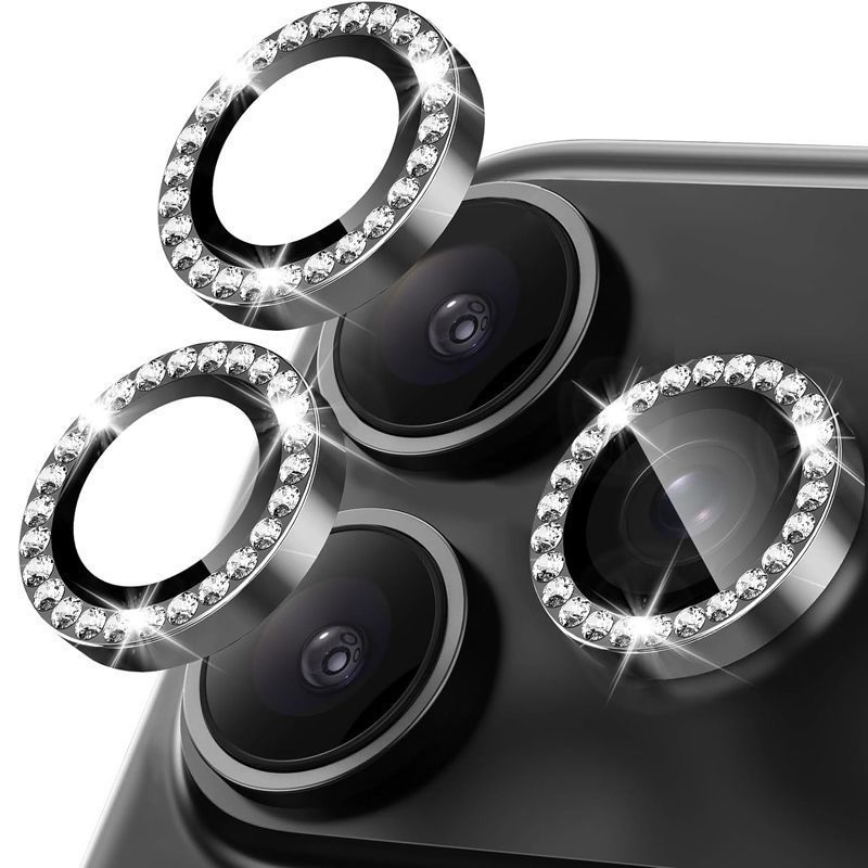 Orso Lens Camera Tempered Glass Black Diamonds iPhone 18 Pro/18 Pro Max ΠΡΟΣΤΑΣΙΑ ΟΘΟΝΗΣ Orso Orso Lens Camera Tempered Glass Black Diamonds iPhone 18 Pro/18 Pro Max
