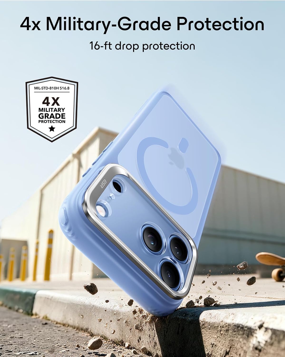 Θήκη ESR Classic Hybrid with Flex Stand MagSafe Frosted Light Blue iPhone 18 Pro Max/iPhone 17 Pro Max ΘΗΚΕΣ ESR Θήκη ESR Classic Hybrid with Flex Stand MagSafe Frosted Light Blue iPhone 18 Pro Max/iPhone 17 Pro Max - Image 2