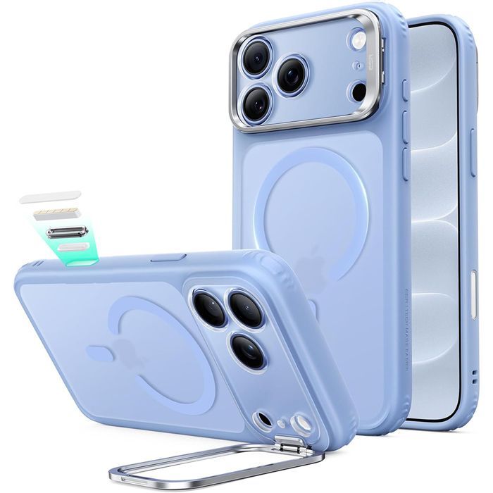 Θήκη ESR Classic Hybrid with Flex Stand MagSafe Frosted Light Blue iPhone 18 Pro Max/iPhone 17 Pro Max ΘΗΚΕΣ ESR Θήκη ESR Classic Hybrid with Flex Stand MagSafe Frosted Light Blue iPhone 18 Pro Max/iPhone 17 Pro Max