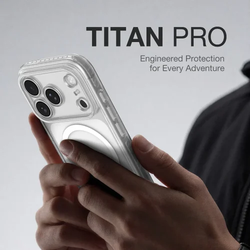 Alternative view of Θήκη AmazingThing Titan Pro Lens MagSafe Clear iPhone 18 Pro Max