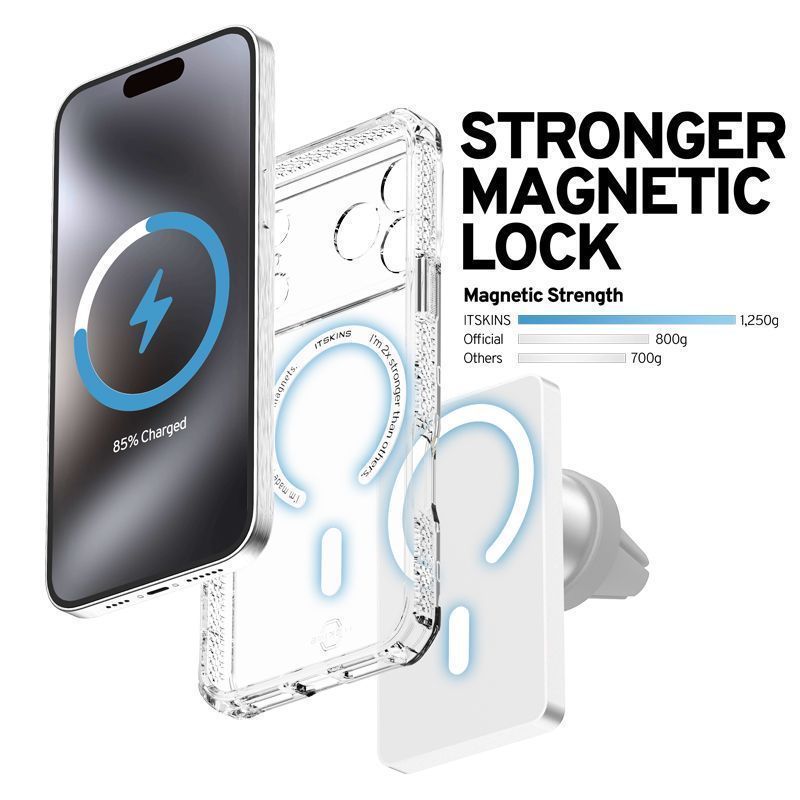 Θήκη ITSKINS Hybrid Clear MagSafe Clear iPhone 18 Pro Max/17 Pro Max ΘΗΚΕΣ ITSKINS Θήκη ITSKINS Hybrid Clear MagSafe Clear iPhone 18 Pro Max/17 Pro Max - Image 13