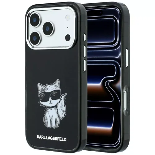 Θήκη Karl Lagerfeld IML Choupette Body Sketch Print Magsafe Black iPhone 18 Pro Max/iPhone 17 Pro Max ΘΗΚΕΣ KARL LAGERFELD Θήκη Karl Lagerfeld IML Choupette Body Sketch Print Magsafe Black iPhone 18 Pro Max/iPhone 17 Pro Max