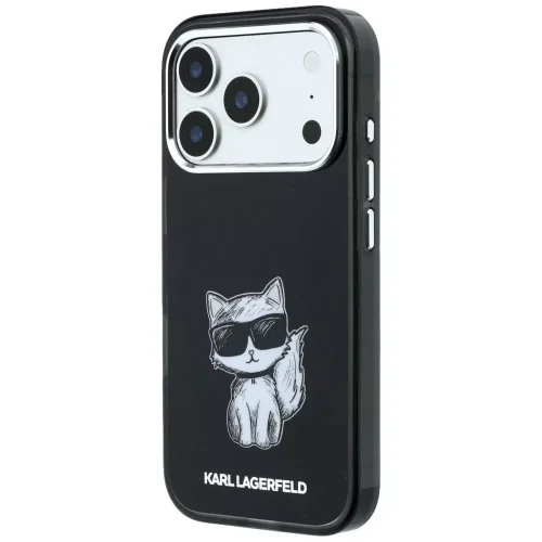 Alternative view of Θήκη Karl Lagerfeld IML Choupette Body Sketch Print Magsafe Black iPhone 18 Pro Max/iPhone 17 Pro Max