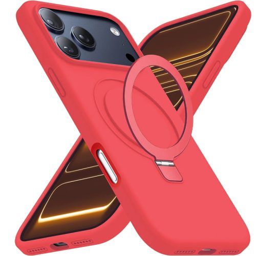 Θήκη Orso Ostand Liquid Silicone Red iPhone 18 Pro Max/17 Pro Max
