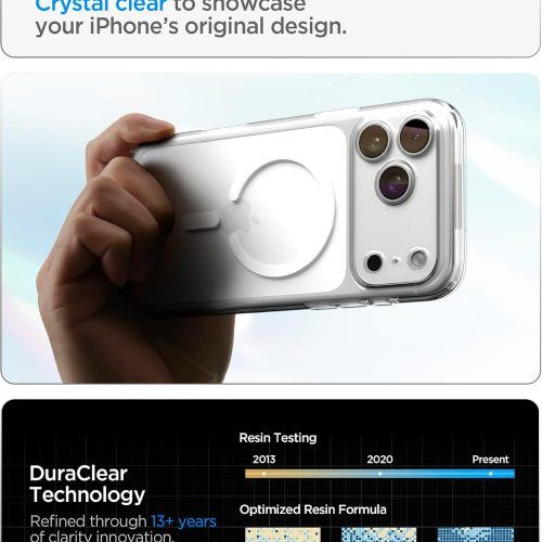 Alternative view of Θήκη Spigen Ultra Hybrid MagSafe Clear White iPhone 18 Pro Max/17 Pro Max