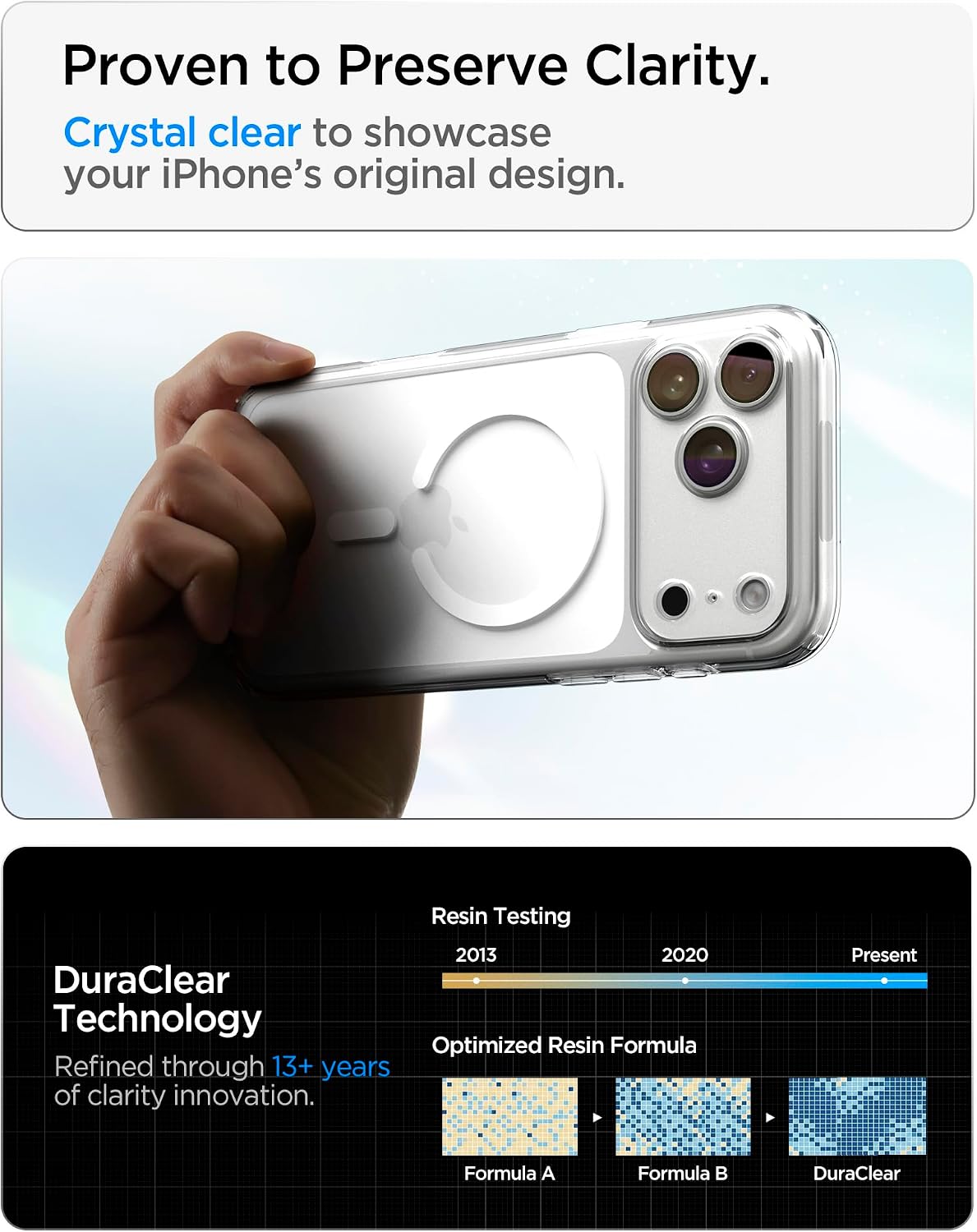 Θήκη Spigen Ultra Hybrid MagSafe Clear White iPhone 18 Pro Max/17 Pro Max ΘΗΚΕΣ Spigen Θήκη Spigen Ultra Hybrid MagSafe Clear White iPhone 18 Pro Max/17 Pro Max - Image 2