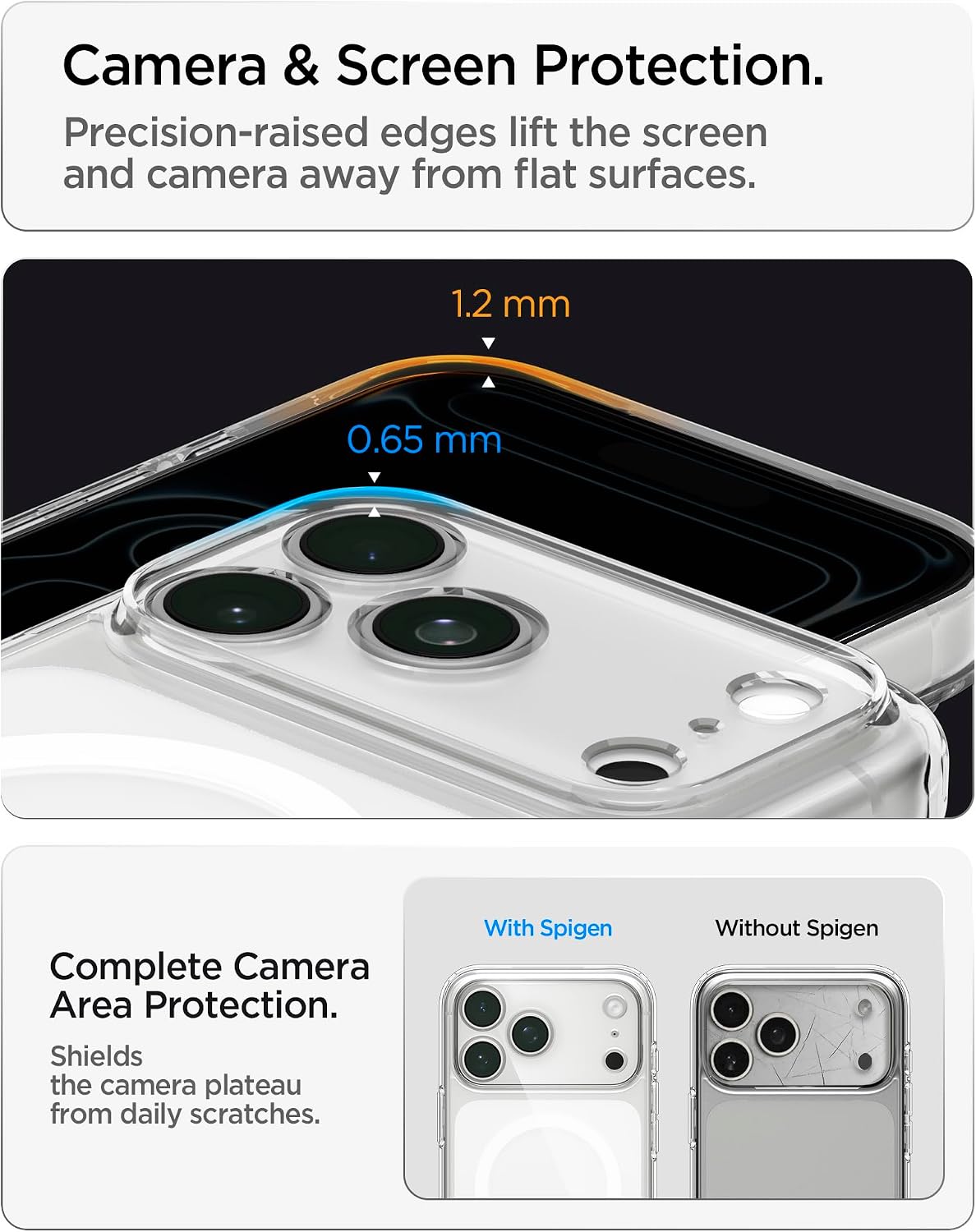 Θήκη Spigen Ultra Hybrid MagSafe Clear White iPhone 18 Pro Max/17 Pro Max ΘΗΚΕΣ Spigen Θήκη Spigen Ultra Hybrid MagSafe Clear White iPhone 18 Pro Max/17 Pro Max - Image 7