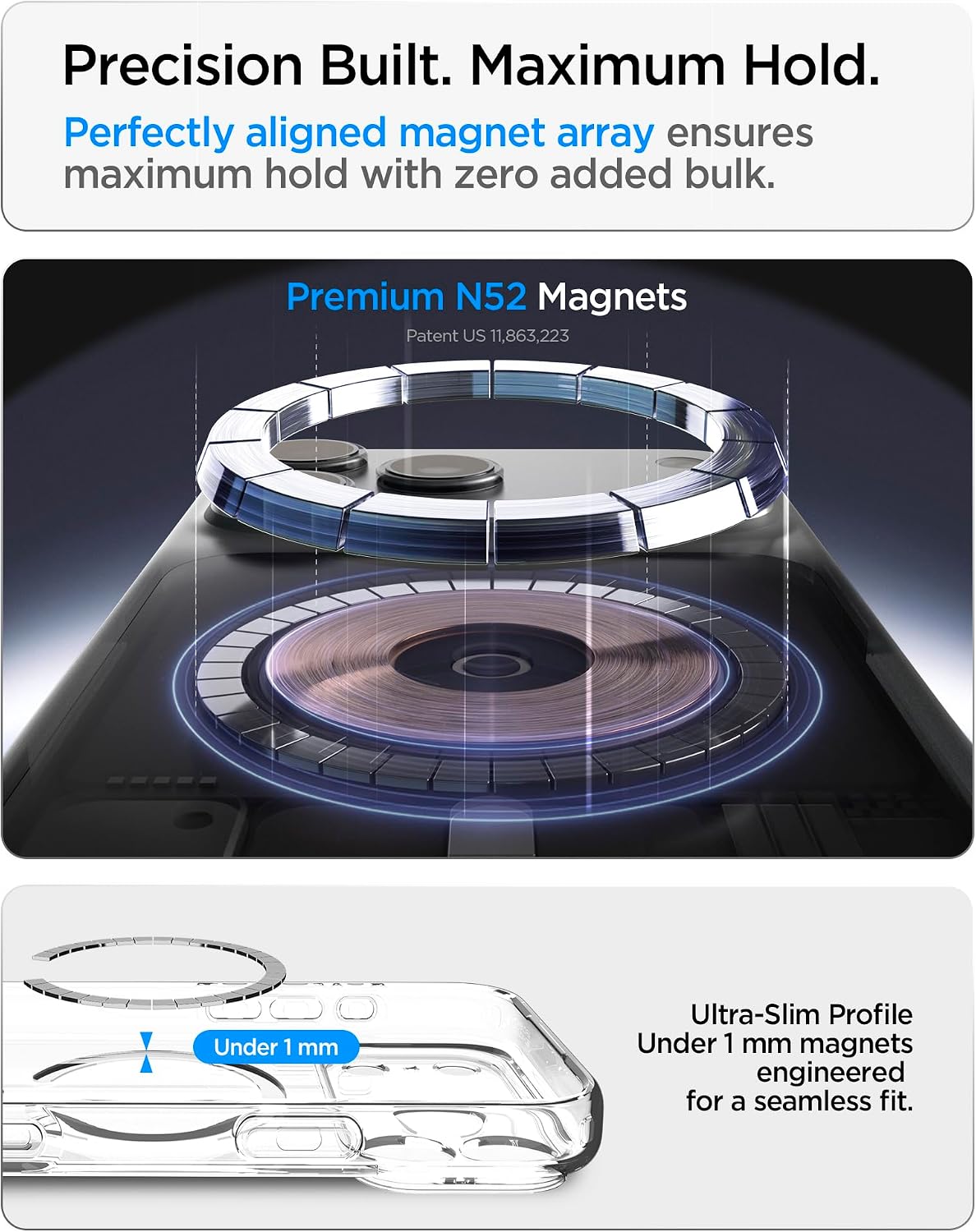 Θήκη Spigen Ultra Hybrid MagSafe Clear White iPhone 18 Pro Max/17 Pro Max ΘΗΚΕΣ Spigen Θήκη Spigen Ultra Hybrid MagSafe Clear White iPhone 18 Pro Max/17 Pro Max - Image 5